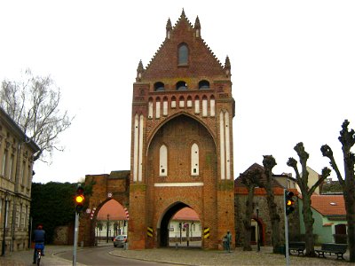Das „Ruppiner Tor“ in der mittelalterlichen Stadtbefestigung von Gransee (Landkreis Oberhavel)