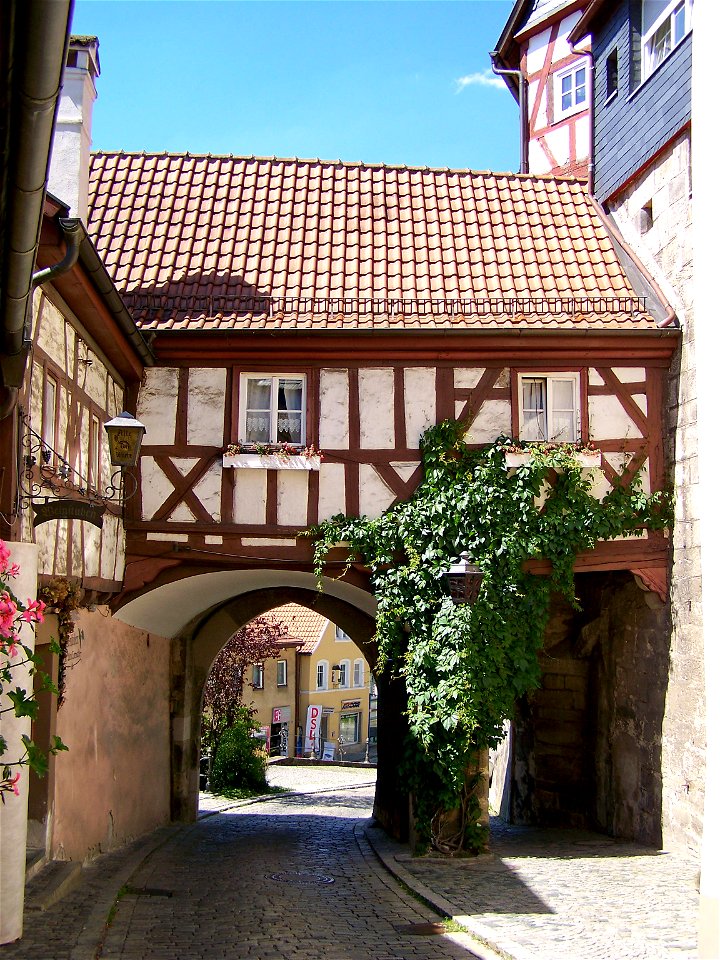 Bamberger Tor in Kronach (Rückseite)