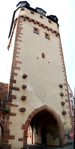 Würzburg tower (built around 1400) in Miltenberg