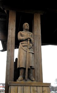 Baabe, Mönchgut-Tor, Figur Nordseite links