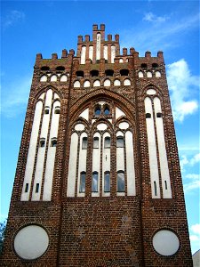 das "Treptower Tor" in Neubrandenburg
