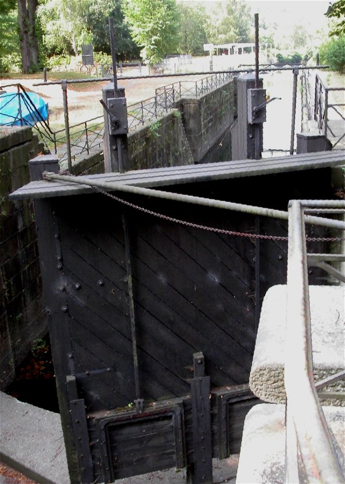 Tor der Papiermühlenschleuse in Werden