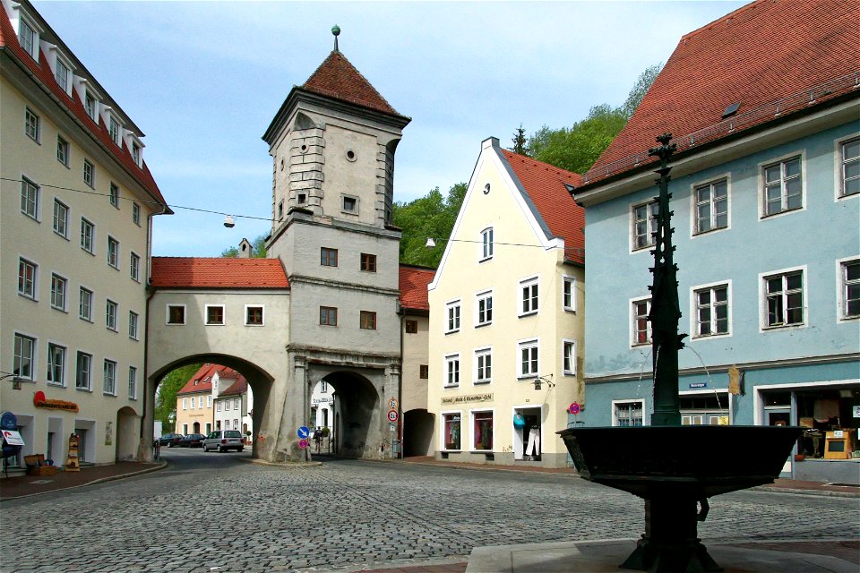 Das Sandauer Tor in Landsberg am Lech