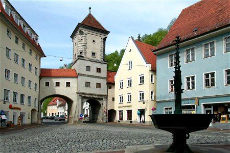 Das Sandauer Tor in Landsberg am Lech