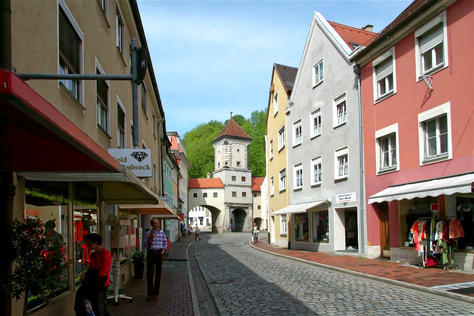Vorderer Anger und Sandauer Tor in Landsberg am Lech