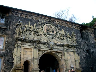 Torportal des Schlosses Hohentübingen. Eigene Fotografie.