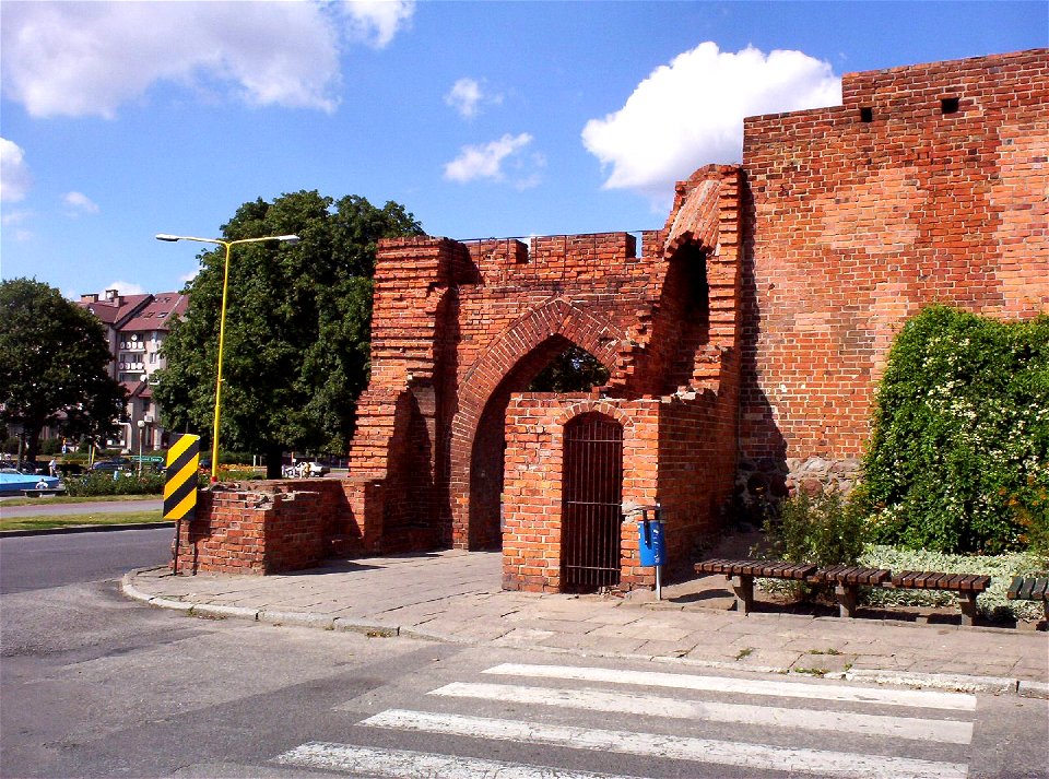 Brama Szczecińska w Pyrzycach (pozostałości)