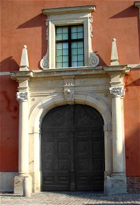 Grodzka gate in the southern facade of the Royal Castle
