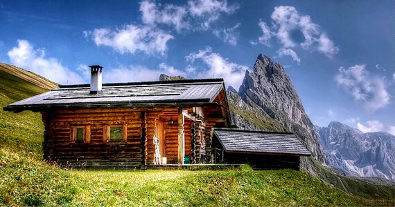 Alpine italy mountains photo