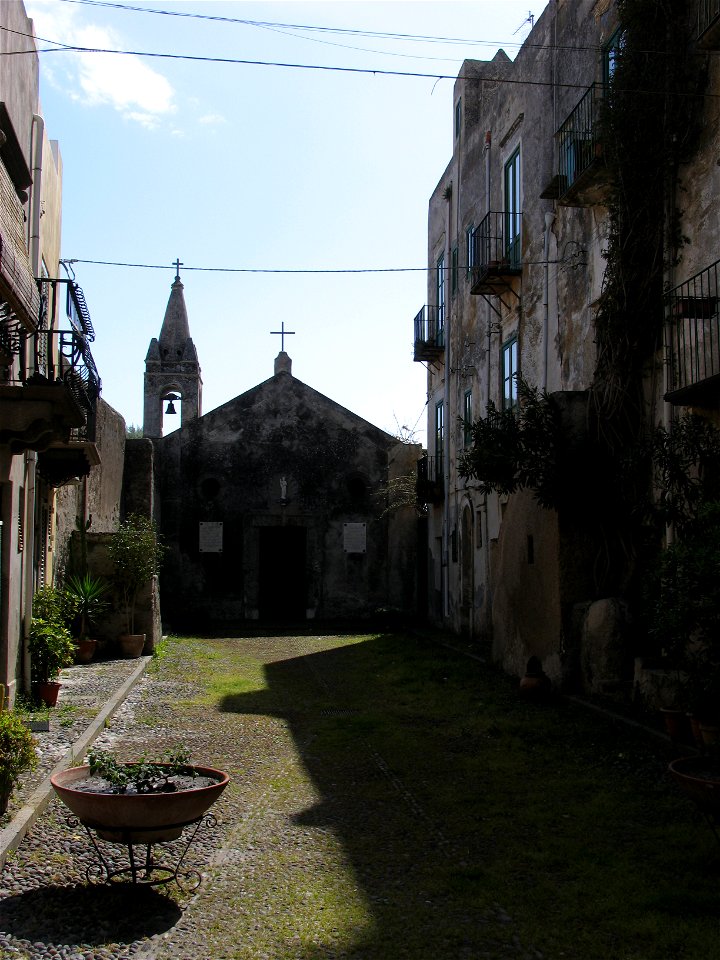 Lipari Island - Church of Saint Bartolomeus out of the village