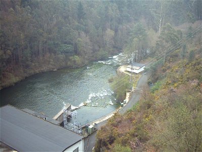Encoro da Ribeira no concello de As Pontes de García Rodríguez