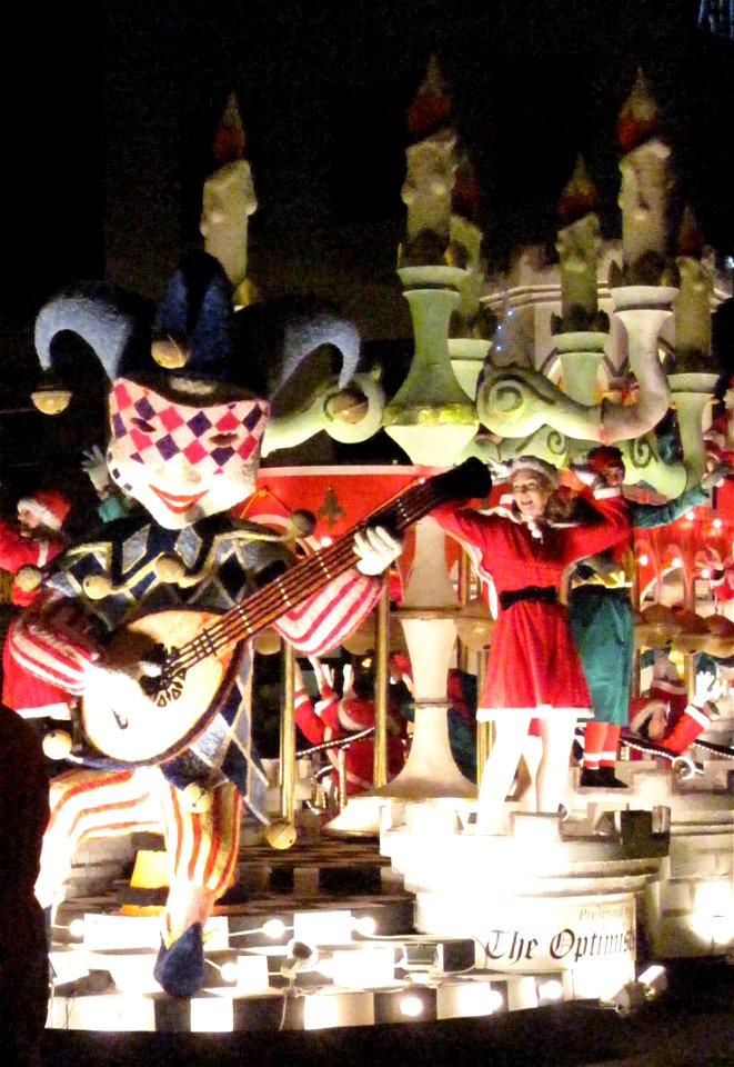 Battle of Flowers parade, La Fête dé Noué, 13 December 2009, Saint Helier, Jersey