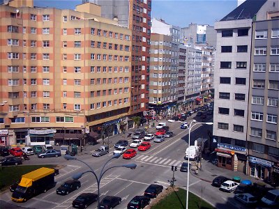 Ronda de Outeiro na cidade de A Coruña