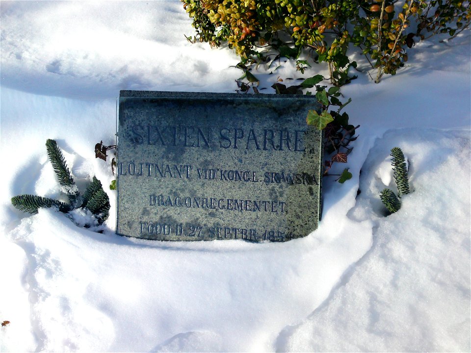 The grave of Sixten Sparre