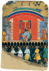 Folio from an illustrated manuscript; Codices