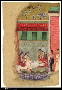 Folio from an illustrated manuscript; Codices