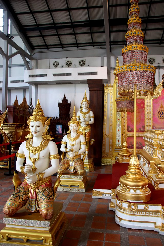 Gallery of Thai Royal Funeral Chariots, National Museum of Thailand, Bangkok. Complete indexed photo collection at WorldHistoryPics.com.