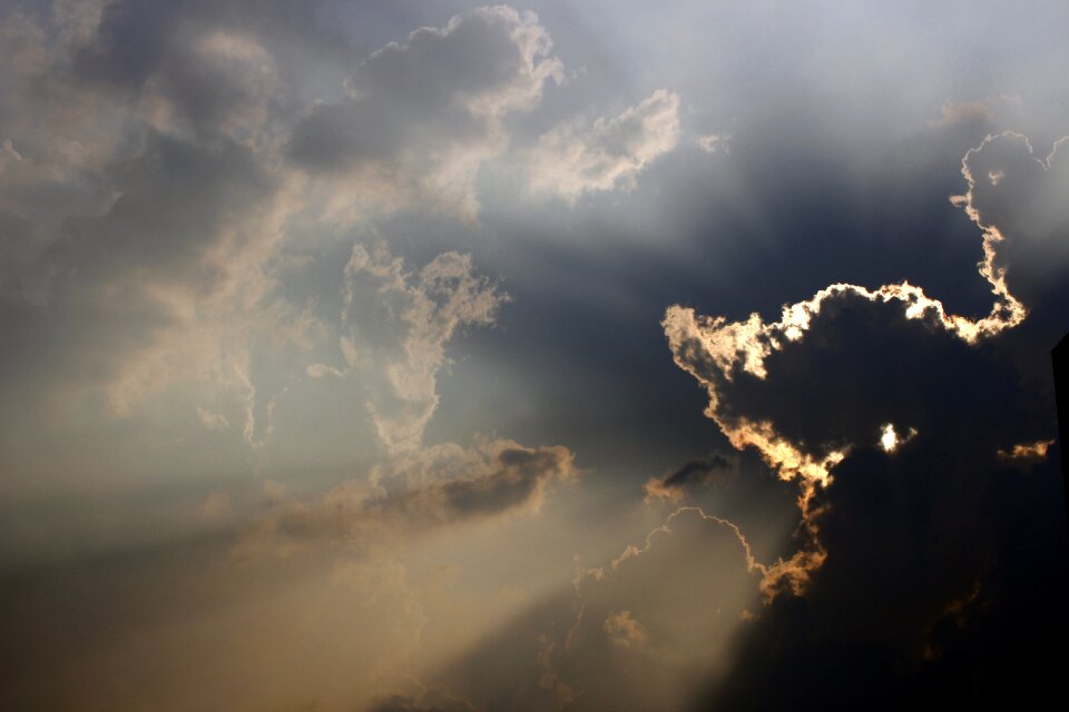 Sunset landscape weather