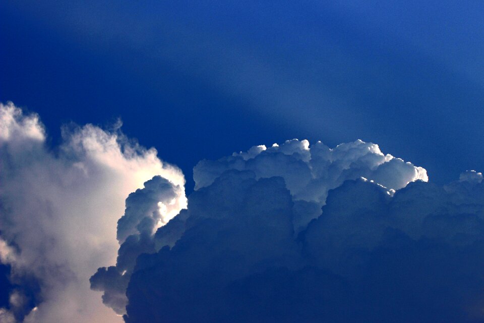Blue landscape nature