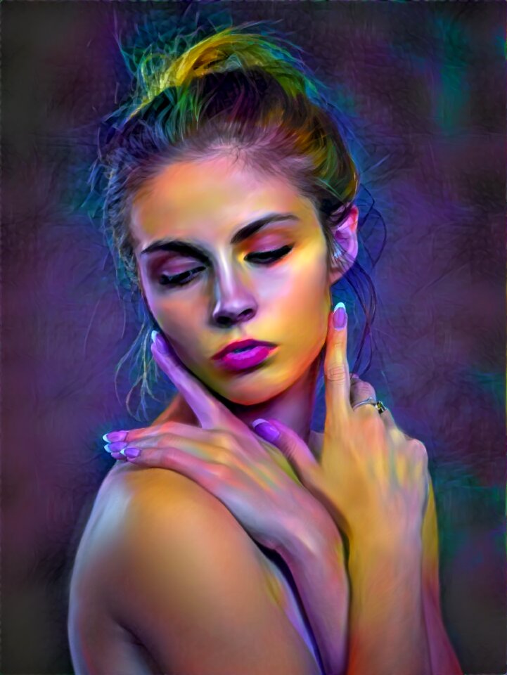 Fashionable girl woman