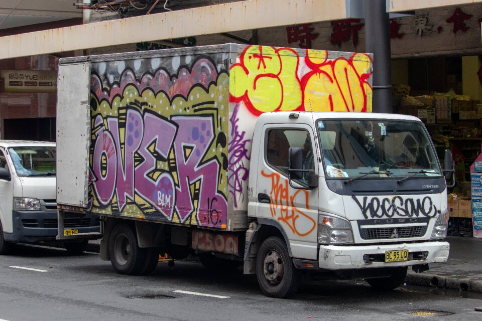 Transportation transport gray truck