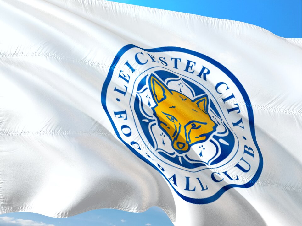 Premier league flag leicester city
