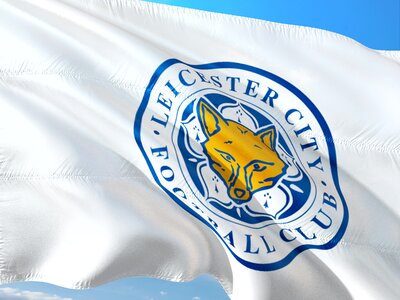 Premier league flag leicester city photo