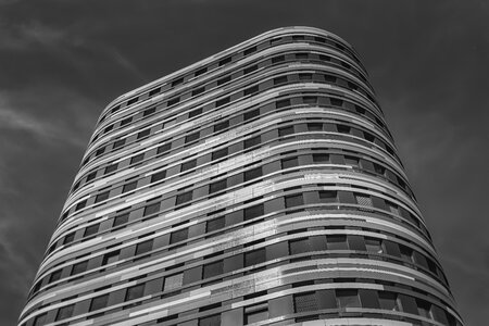 Modern cityscape tower