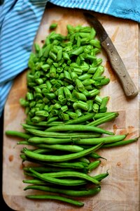 Pole beans food green