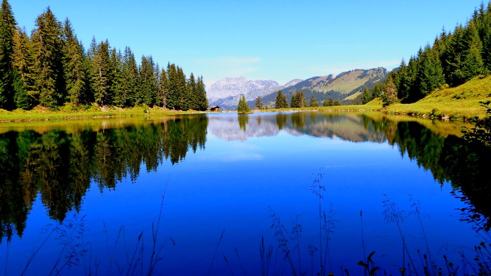 Landscape mountains sky photo