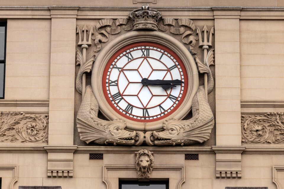 Old-fashioned mason architecture