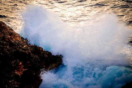 Ocean blue side