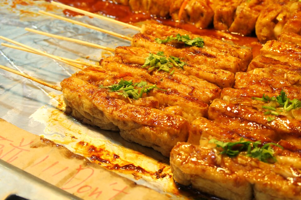 Roast tofu Free photos