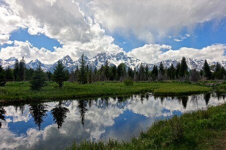 Hiking wyoming tetons