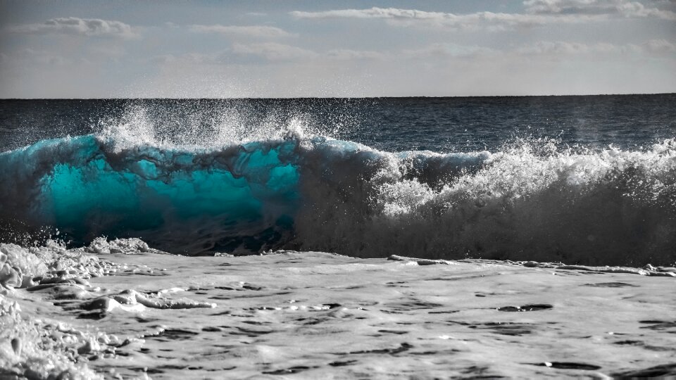 Ocean surf nature photo