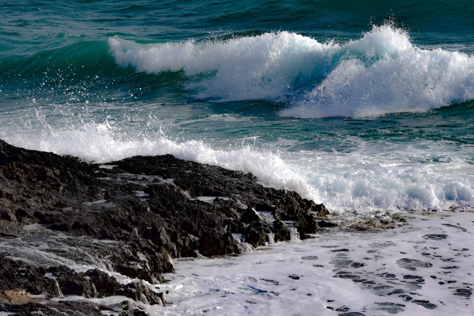 Sea ocean rocky coast