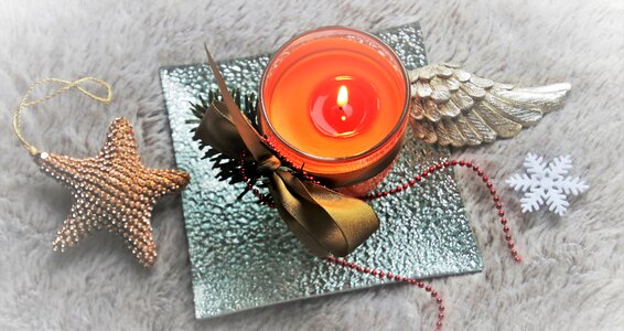 Candle star illuminated