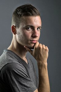Facial person young