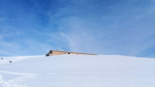 Winter sky ice