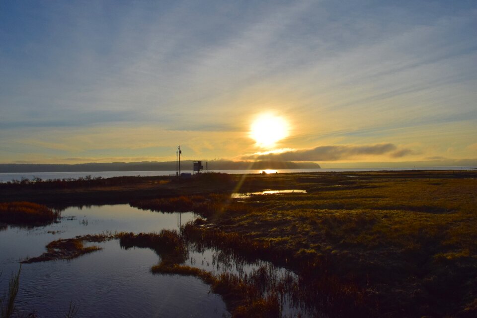 Coast sky landscape photo