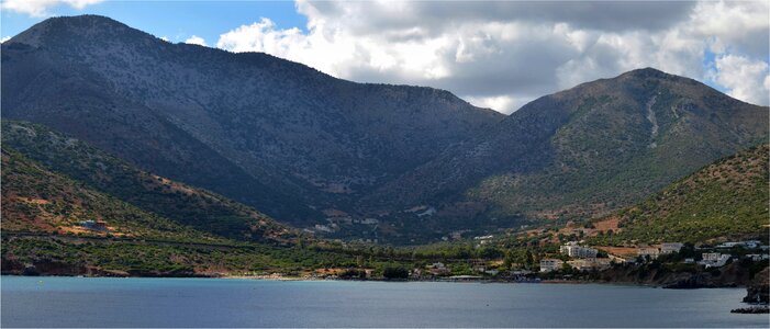 Landscape bay island