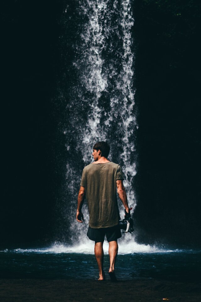 Outdoors travel waterfall