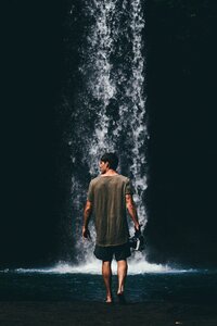 Outdoors travel waterfall