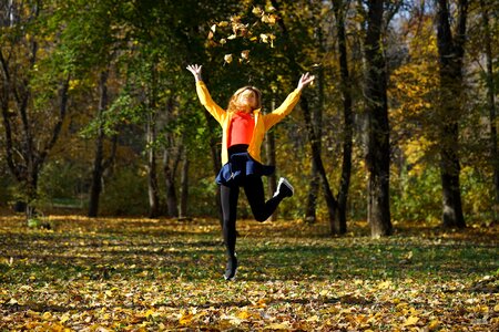 In the fall of landscape park