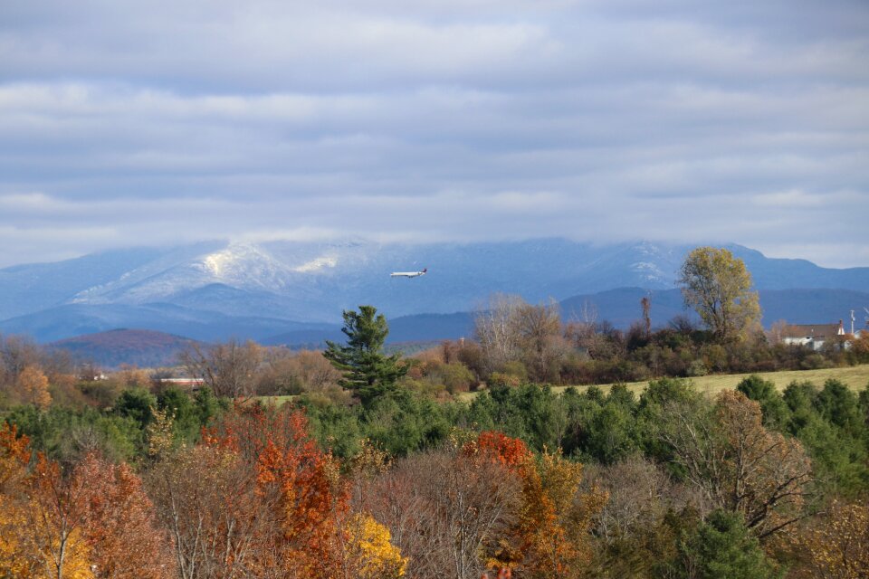 Clouds vermont airplane