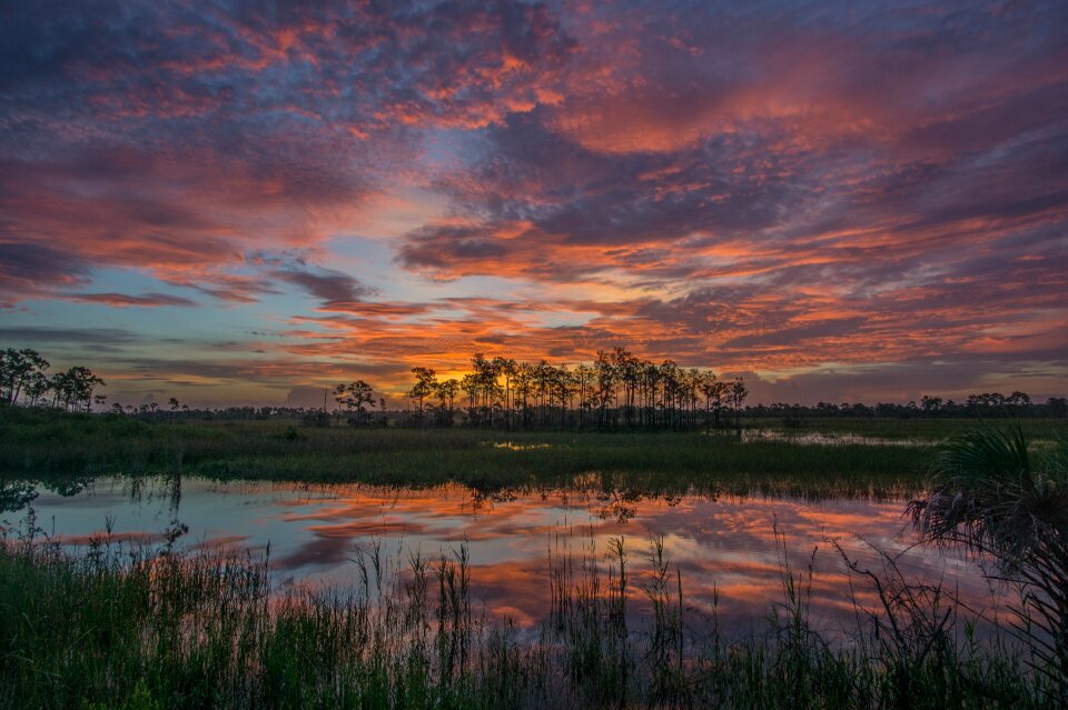 Colorful outdoors clouds photo