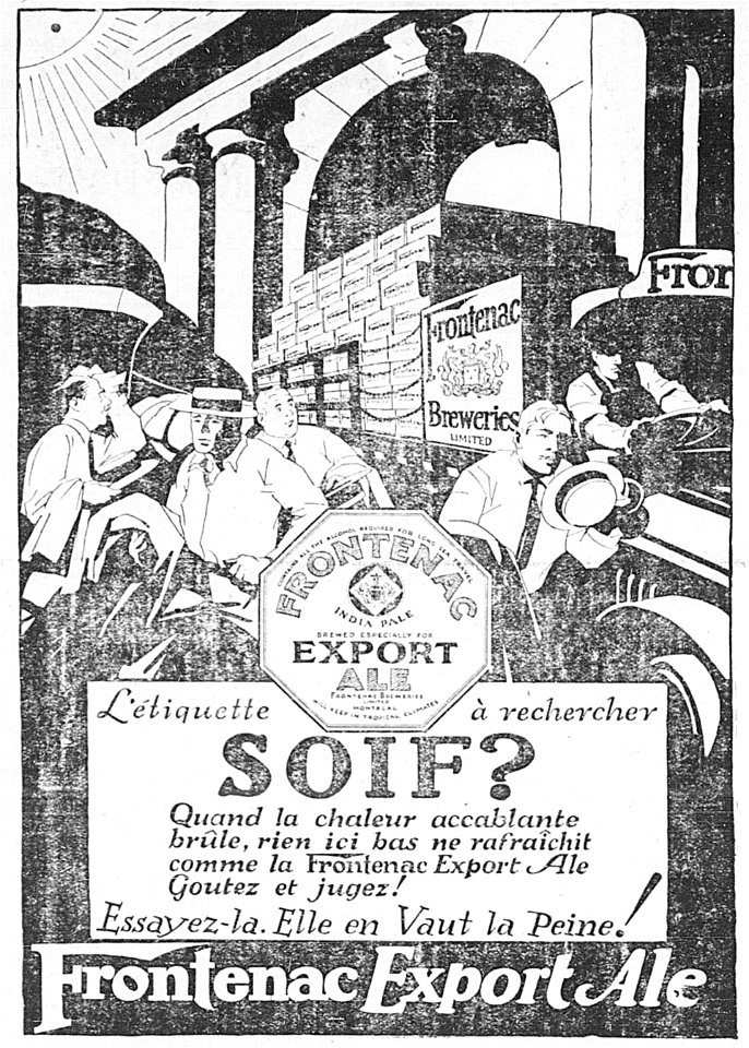 Soif? - Frontenac Export Ale