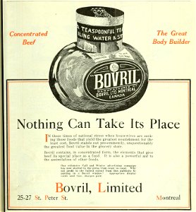 Nothing Can Take Its Place - Bovril Limited