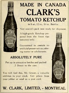 Clark's Tomato Ketchup - W. Clark Limited