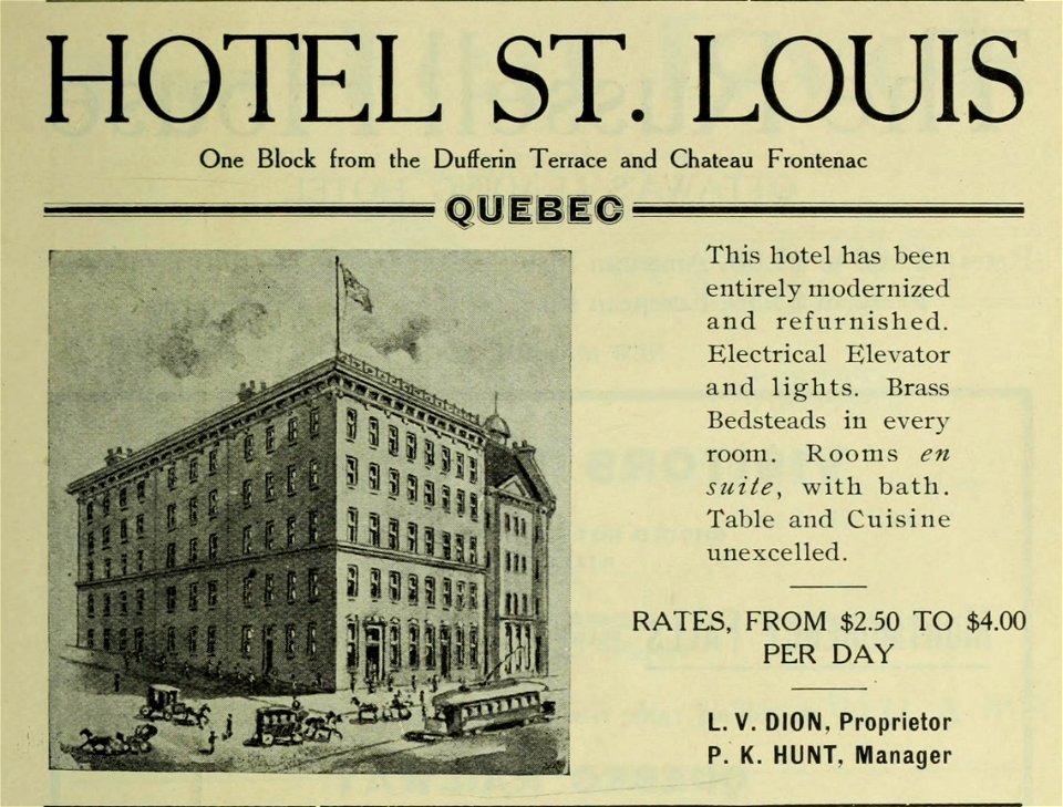 Hotel St-Louis, Quebec